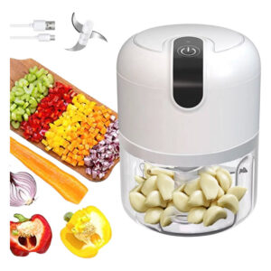 Mini Processador De Alimentos Bivolt Moedor Elétrico S/fio
