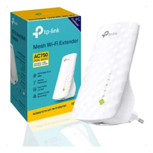 Repetidor Sinal Wi-fi Tp-link Re200 Ac750 Dual Band 2.4/5ghz Cor Branco 110v/220v