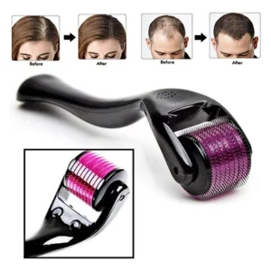 Dermaroller 540 Agulhas Crescimento Capilar Barba Calvice