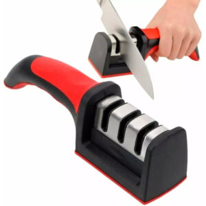 Afiador Amolador De Facas E Tesouras 3 In 1 Profissional Top
