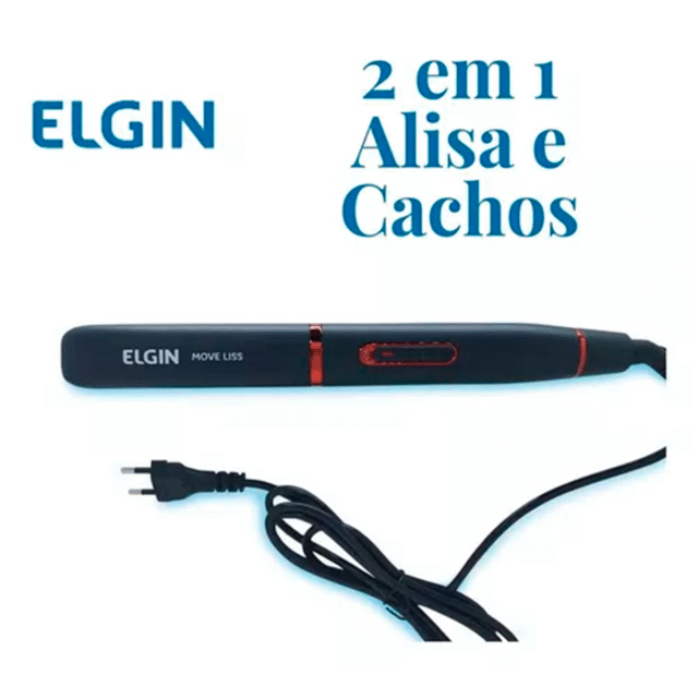 Prancha Chapinha Alisa E Faz Cachos 2 Em 1 Move Liss Bivolt