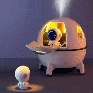 Respiração Cósmica: Umidificador Ar Astronauta Cápsula