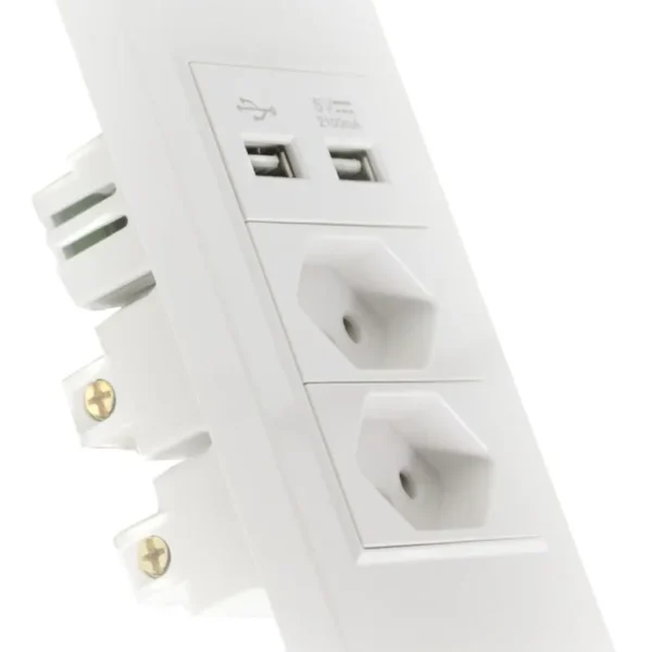 Tomada Parede Entradas Usb Carregador Universal Dispositivo